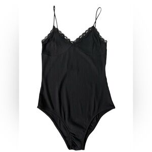 Zara Women’s Sleeveless Bodysuit Black Size Small NWT